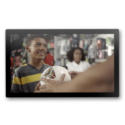 Still image of boy being handed a soccer ball from FIFA World Cup commercial